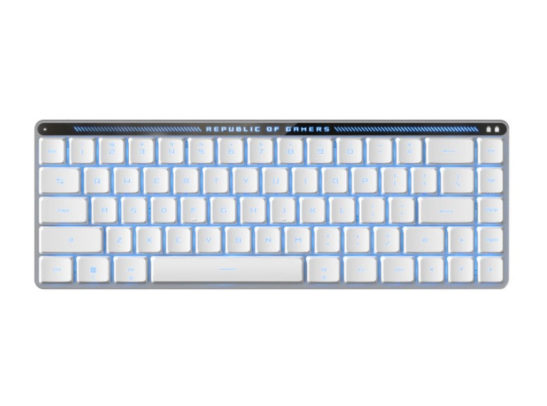 ASUS ROG Dye-Sub PBT Keycaps for ROG NX switches are made of premium, durable PBT and feature dye-sublimated legends and stylish ROG elements.