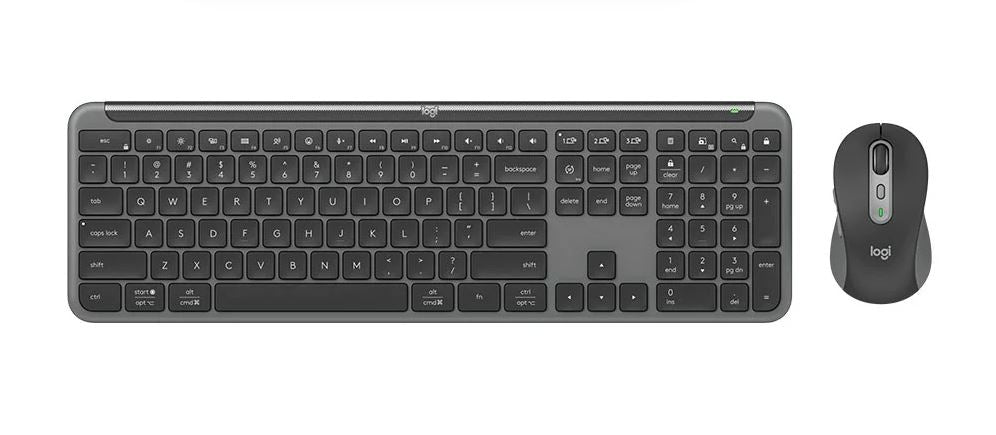 HP 235 USB Wireless Keyboard & Mouse Combo Reduced-sized & Low-Profile Quiet Keys Easy Cleaning Plug & Play for Notebook Desktop PC MAC ~1Y4D0AA