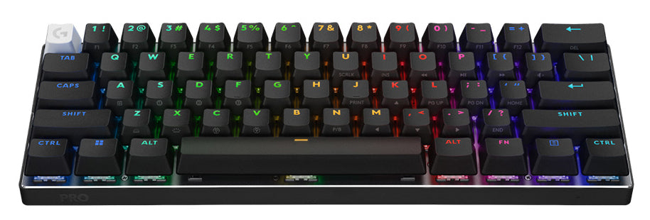 Logitech PRO X 60 LIGHTSPEED Wireless Gaming Keyboard -Black 2.4GHz LIGHTSPEED Bluetooth®, or USB wired connection
