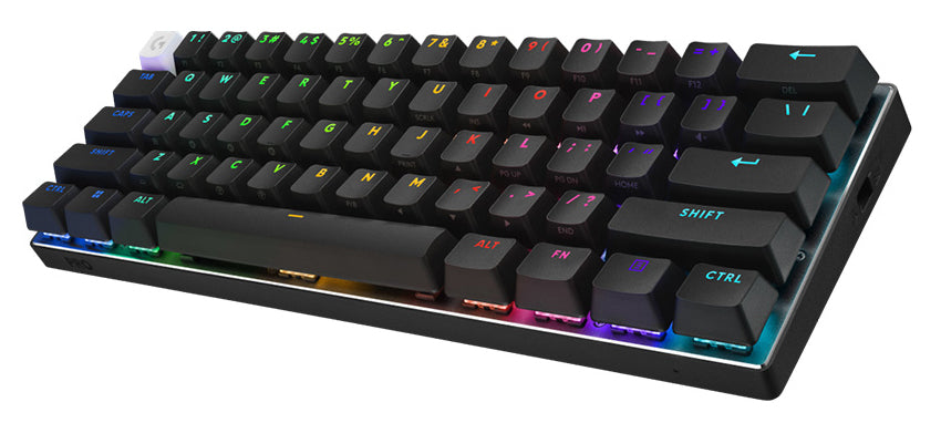 Logitech PRO X 60 LIGHTSPEED Wireless Gaming Keyboard -Black 2.4GHz LIGHTSPEED Bluetooth®, or USB wired connection