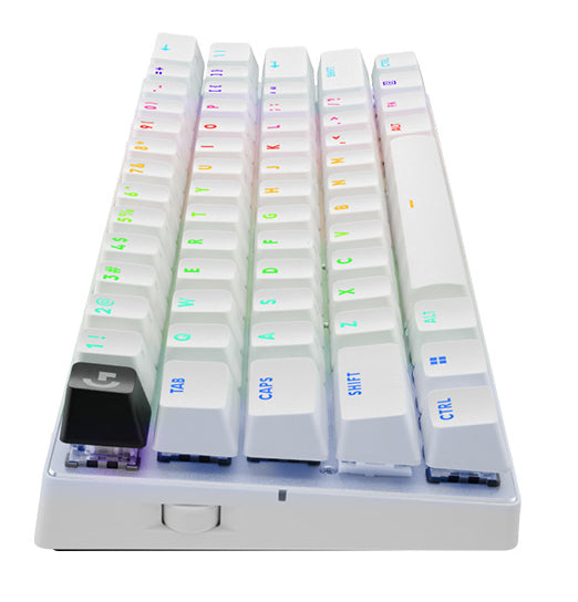 Logitech PRO X 60 LIGHTSPEED Wireless Gaming Keyboard -White 2.4GHz LIGHTSPEED Bluetooth®, or USB wired connection