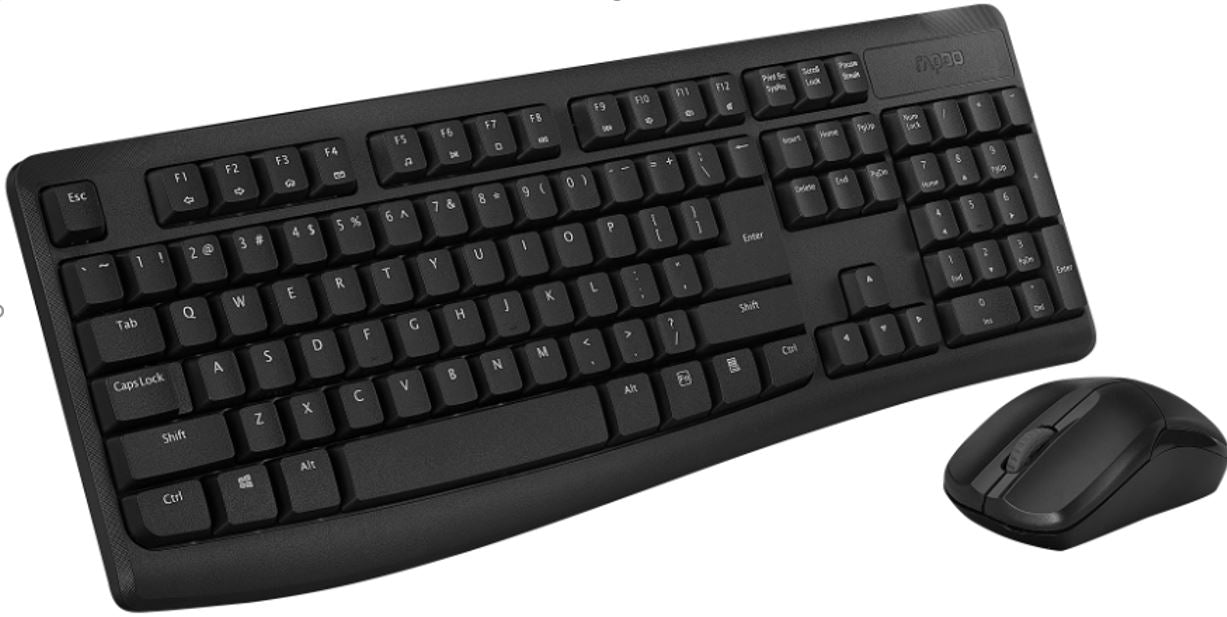 RAPOO K10 Wired Numeric NumberPad Keyboard -  Spill Resistant Design, Laser Carved Keycap, Spill-Resistant Design
