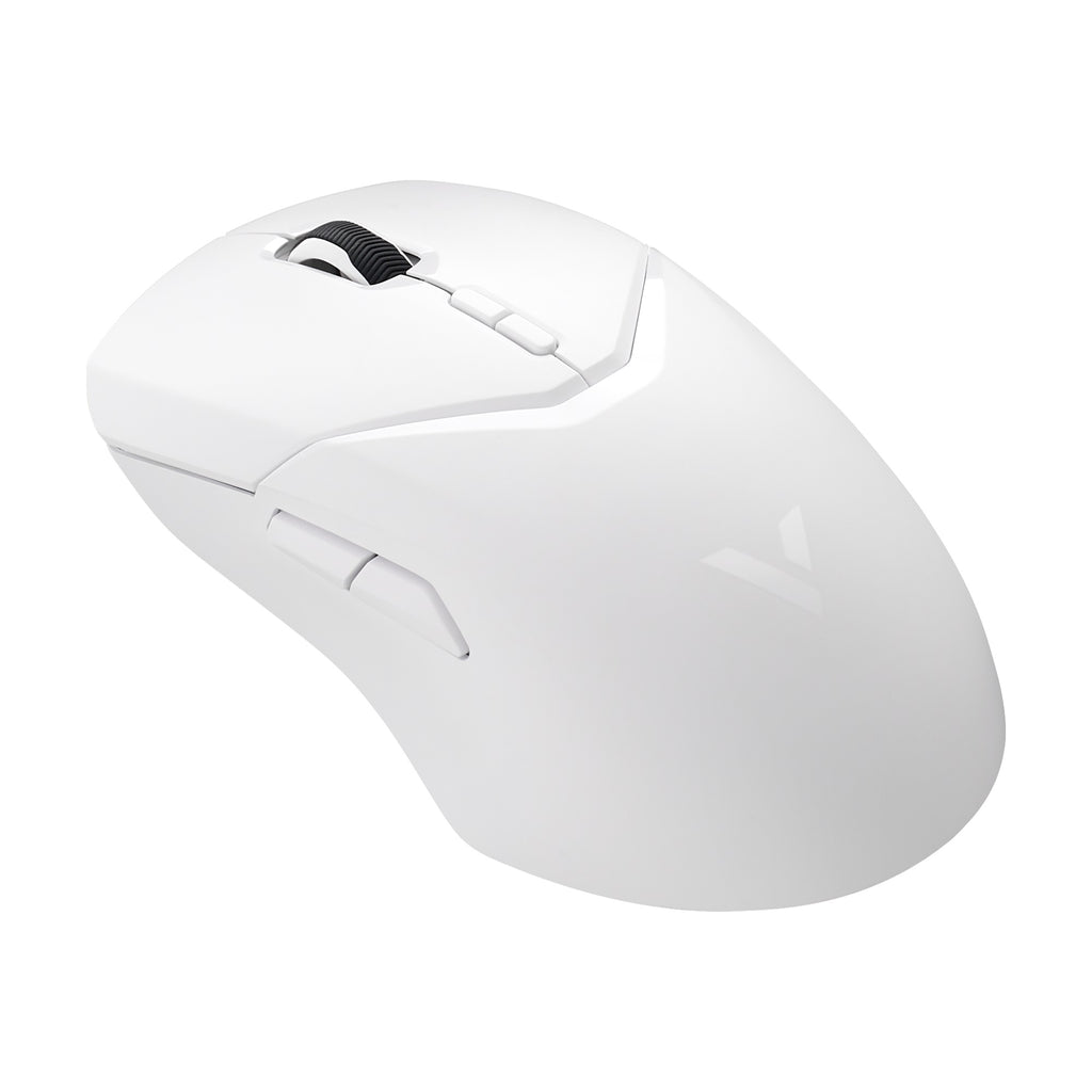 RAPOO VT9PRO Wireless / Wired.Rechargeable lightweight 68g, Customizable buttons, Wireles 1ms, , 4K 0.25ms w/ Optional V2M Receiver. Mouse -White