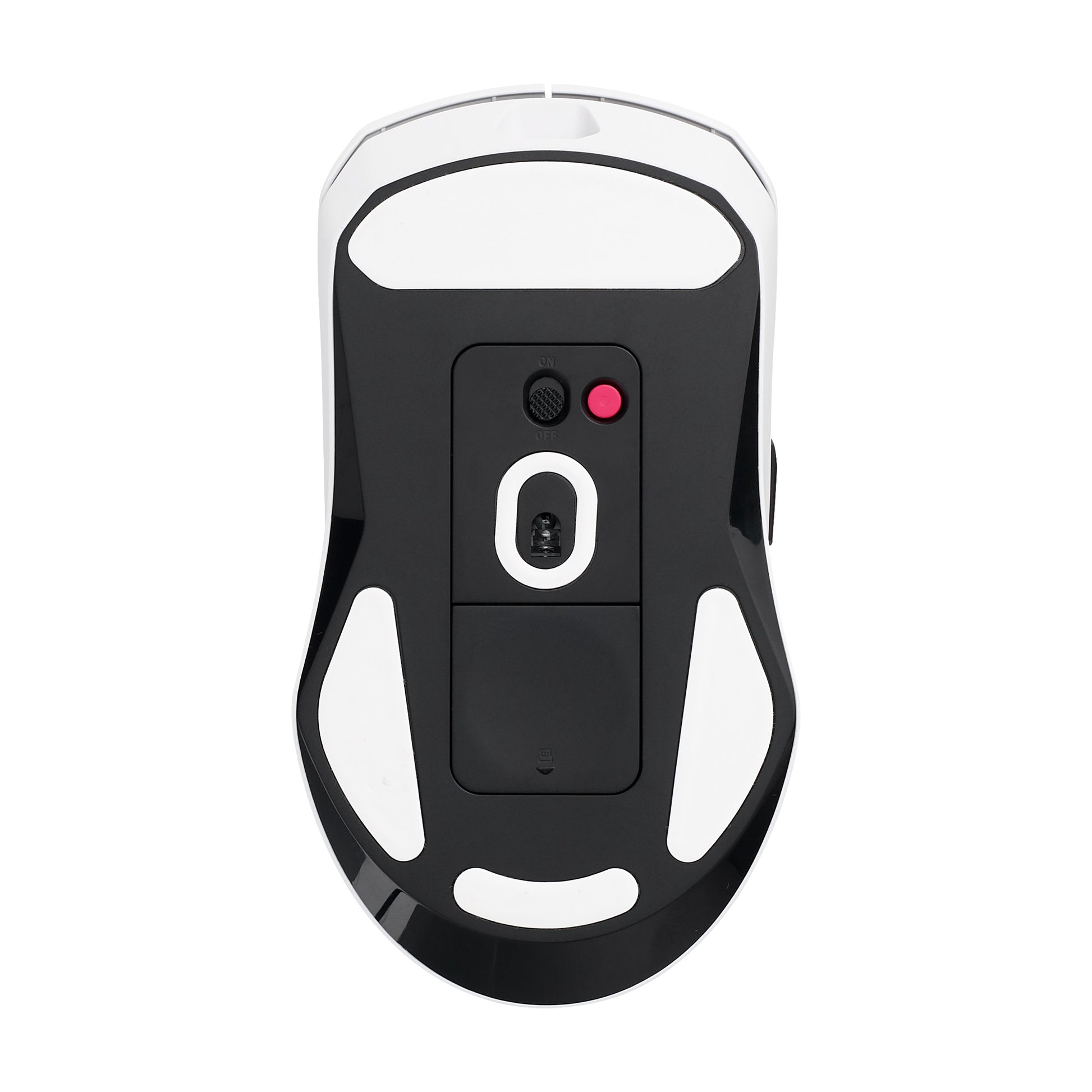 RAPOO VT9PRO Wireless / Wired.Rechargeable lightweight 68g, Customizable buttons, Wireles 1ms, , 4K 0.25ms w/ Optional V2M Receiver. Mouse -White