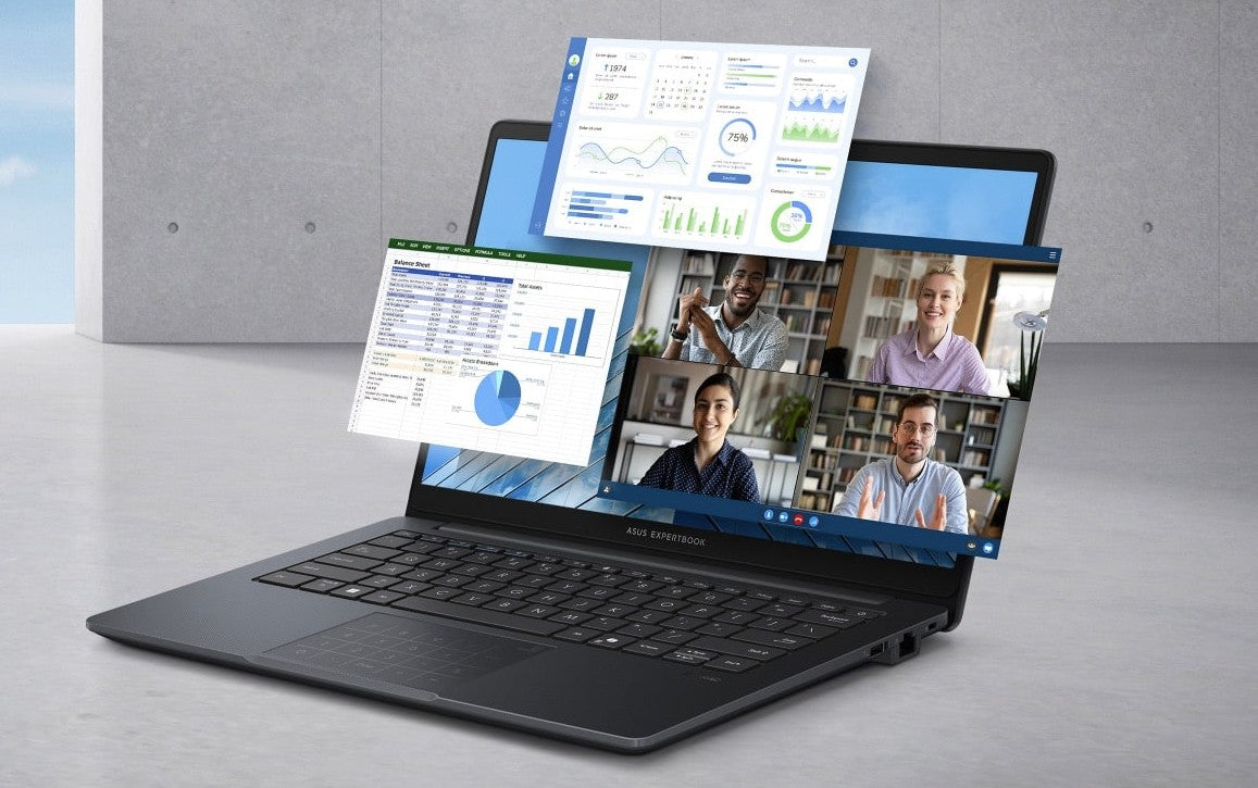 ASUS ExpertBookB1403CVA, Gentle Grey, Win11 Prom, Intel i7-13700H, 14.0', FHD (1920 x 1080) 16:9, 16GB DDR5, 512GB M.2 2280 NVMe™ PCIe® 4.0 SSD