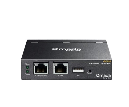 TP-Link OC220 Omada Hardware Controller, Centralised Management Up to 100 Omada APs, 10 Omada gateways, a maximum of 20 Omada switches, and